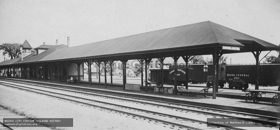 Postcard: Railroad Station, Burnham, Maine